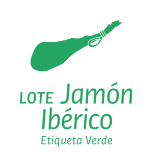 Lote jamón ibérico etiqueta verde